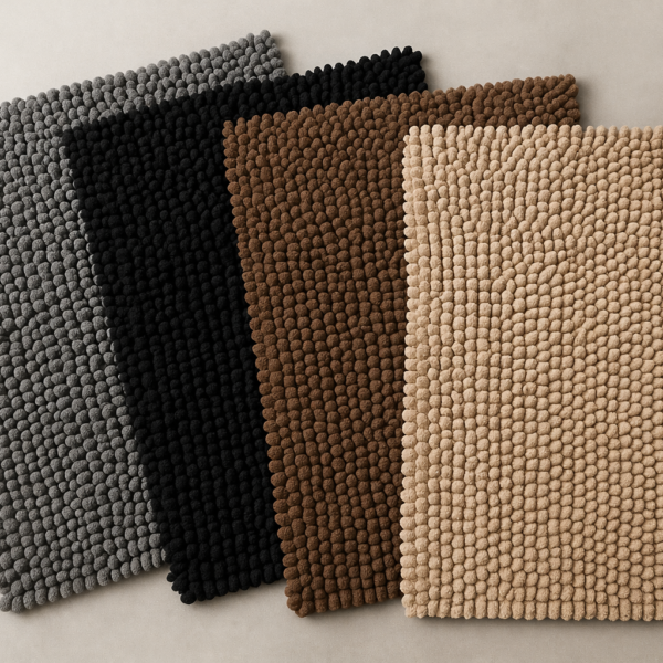 tapis de bain chenille micro fibre