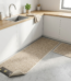 tapis cuisine beige