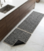 tapis de cuisine 2 pieces noir